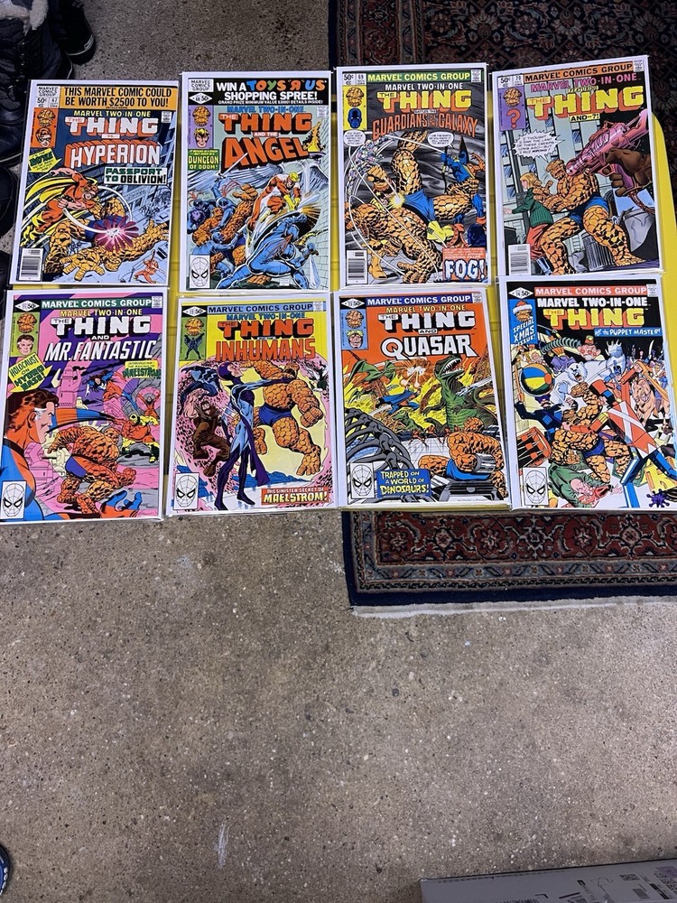Marvel Two In One 63 Issue Mixed Bundle Lot Fine to VF to NM Featuring The Thing