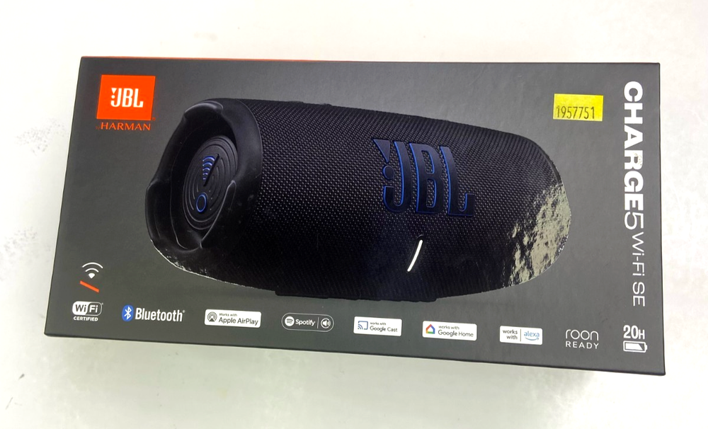 JBL CHARGE 5 Wi-Fi SE Portable Bluetooth Speaker IP68 - Black / Blue - Authentic