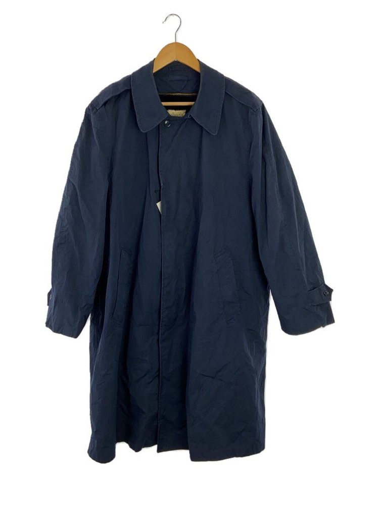 Us.Navy 70S/78 Made/Lineer Included/Strench Coat/44/Cotton/Nvy/Plain/8405-01-041