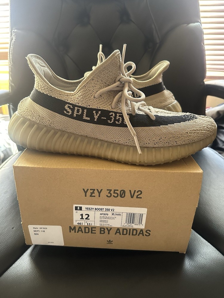 adidas Yeezy Boost 350 V2 Low Slate Grey HP7870 Size 12 Men’s