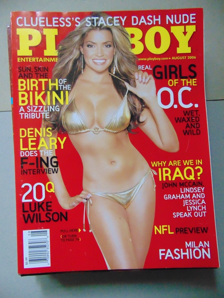Playboy Magazine August 2006 Milan Fashion Denis Leary