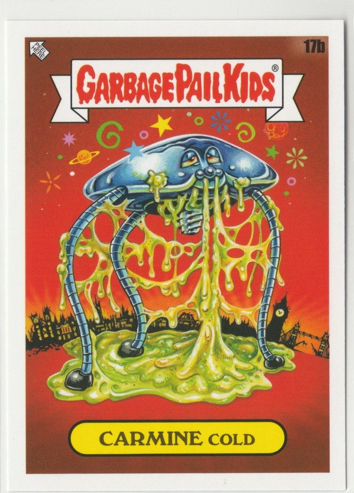 Carmine Cold #17b Garbage Pail Kids GPK 2022 Book Worms Trading Card