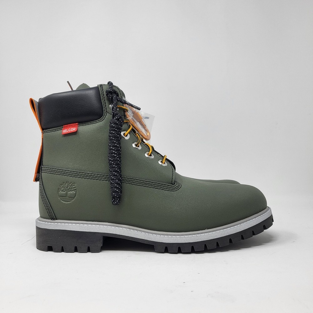 Men Timberland Heritage 6-Inch Waterproof Boots Dark Green Size 9 Helcor B18