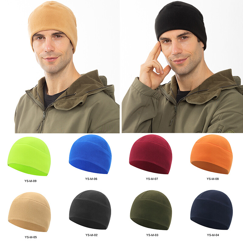 Unisex Military Fleece Winter Cap for Hiking & Outdoor Warmth