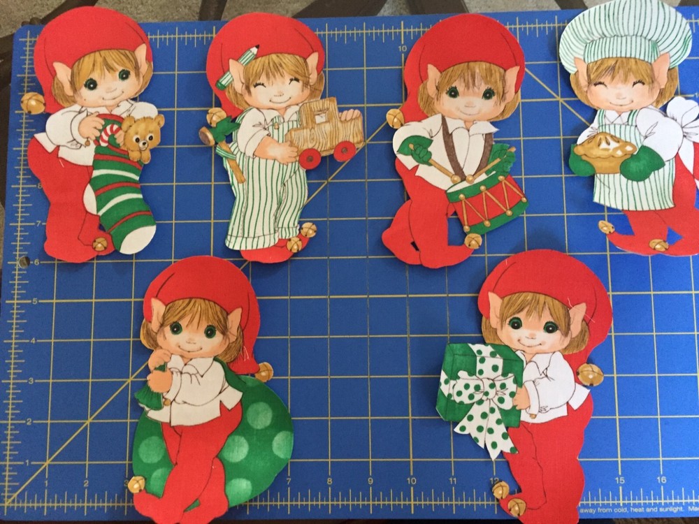 *** SALE *** $1.99 SALE on Christmas Fabric Iron-on Appliques --image