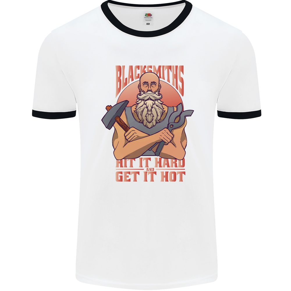 Funny Blacksmith Quote Mens Ringer T-Shirt