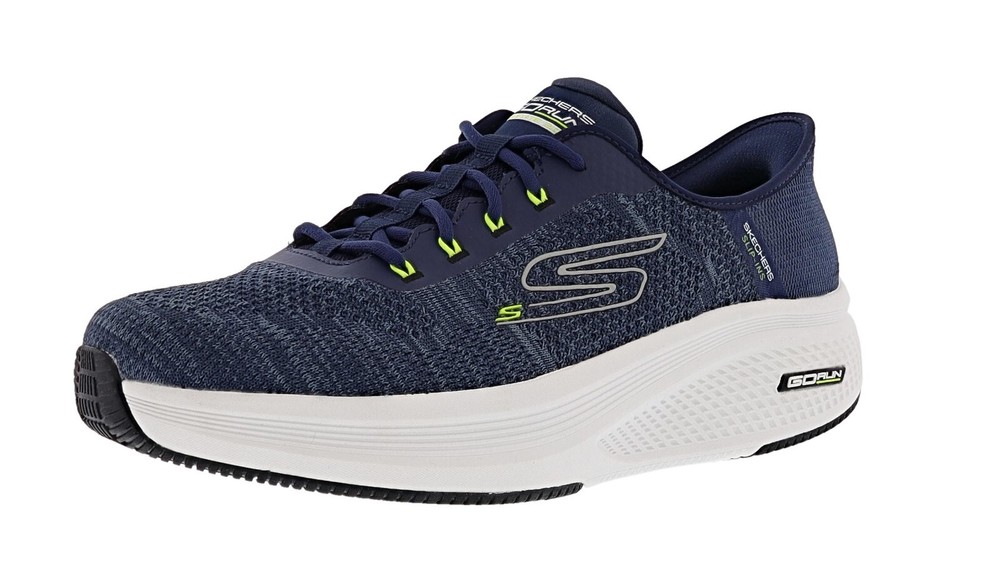 SKECHERS MEN'S SLIP-INS: GO RUN ELEVATE 2.0 220852WW/NVY 4E WIDTH SNEAKERS
