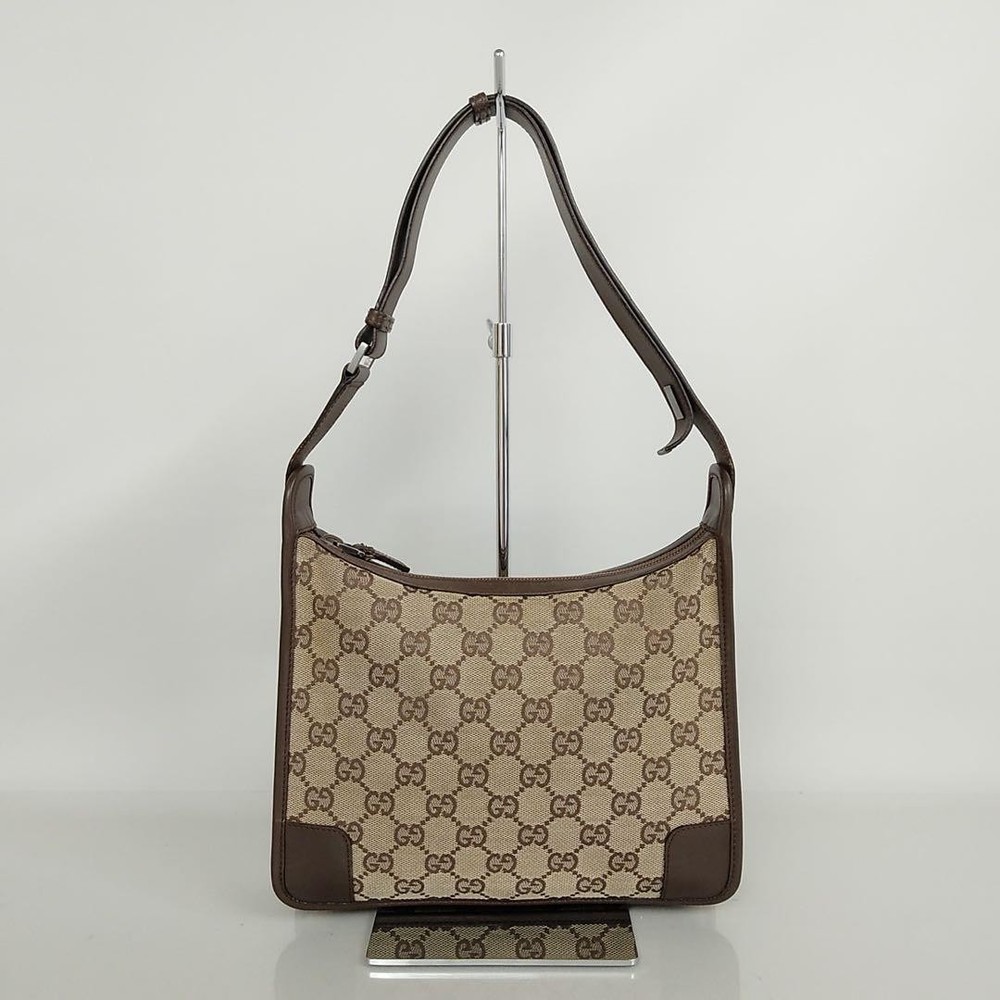 Gucci GG Canvas Brown Handbag 2503 97