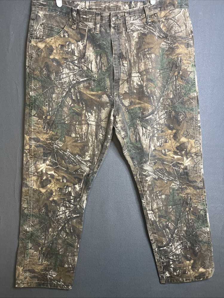 Wrangler Pro Gear Realtree Camo Insulated Pants Mens Hunting Jeans 44x30 PG001AX