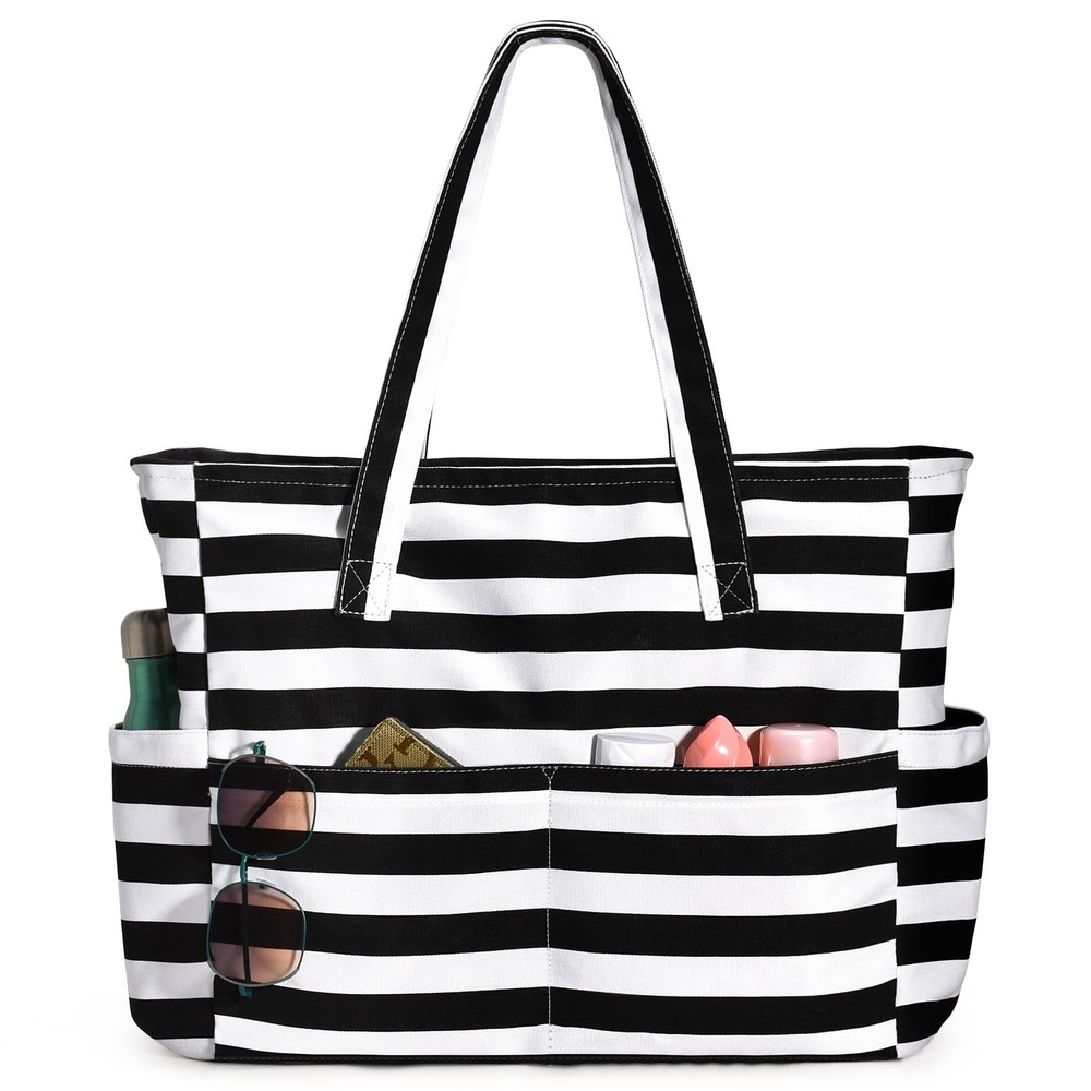 Beach Bags for Women Large Waterproof Sandproof Beach Tote Swim Pool Bag with...