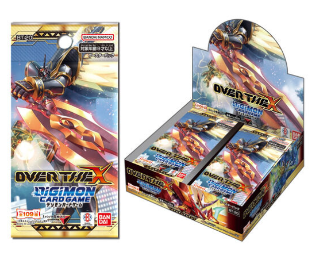 Presale Digimon Card Game Booster OVER THE X BT-20 Japan NEW-image