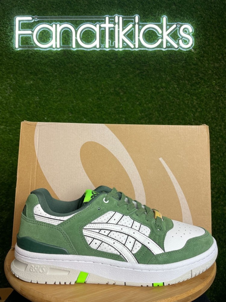 ASICS EX89 Mens Size 12 Shoes White Green Classic Sneakers NEW 1201A963-101