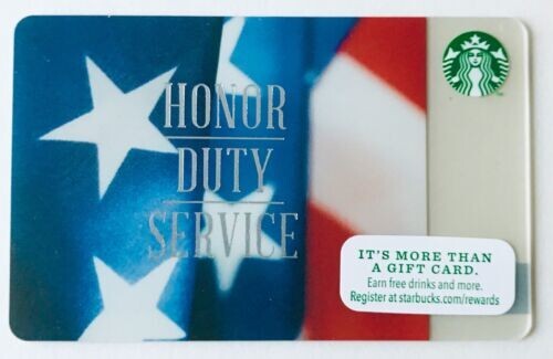 Starbucks Gift Card #6131 - Honor Duty Service 2014-image