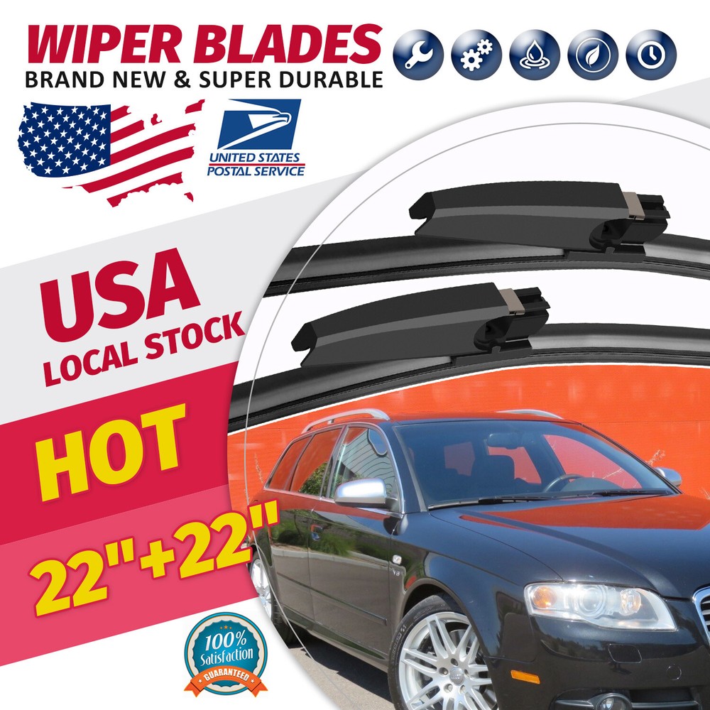 22''+22'' Fit For Audi A4 Quattro 2004-2008 High Quality Windshield Wiper Blades