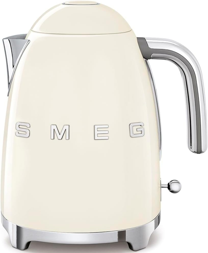 SMEG 50'S Retro Style 7 Cup Electric Water Kettle with Automatic Shutoff, Remova