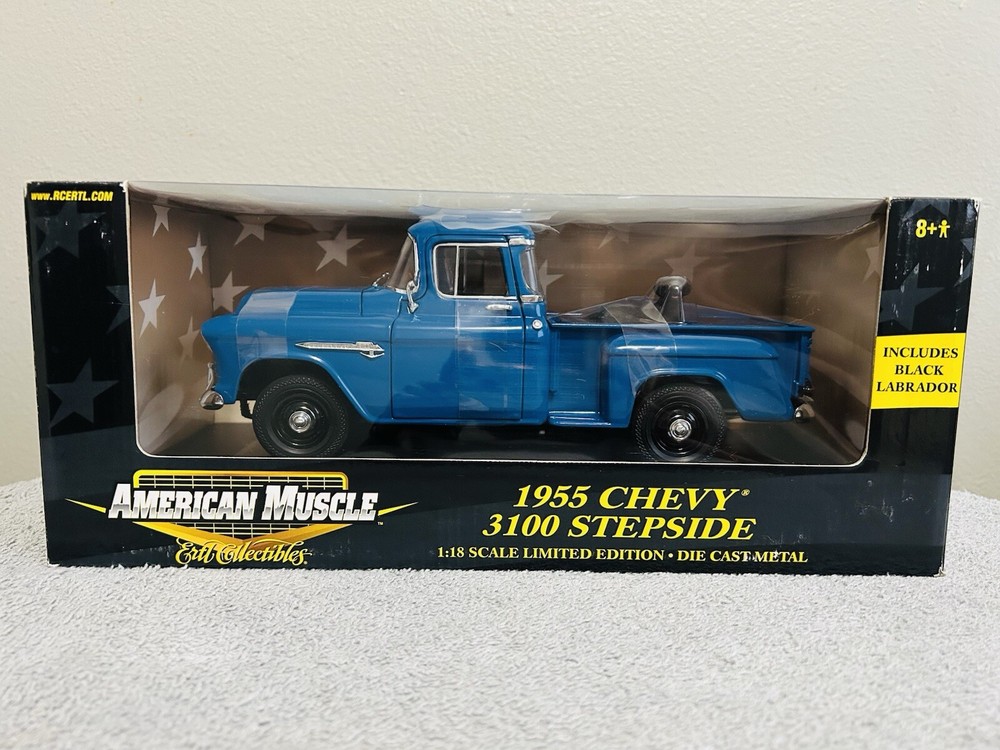 ERTL 1955 Chevy 3100 Stepside пикап American Muscle серия 1:18