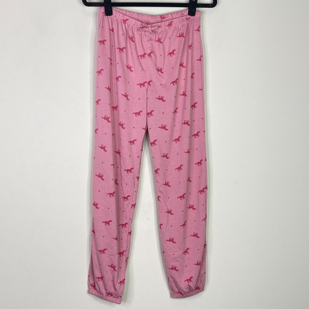 New Gap Kids 100% Recycled Print Unicorn PJ Joggers Girl's Size 14
