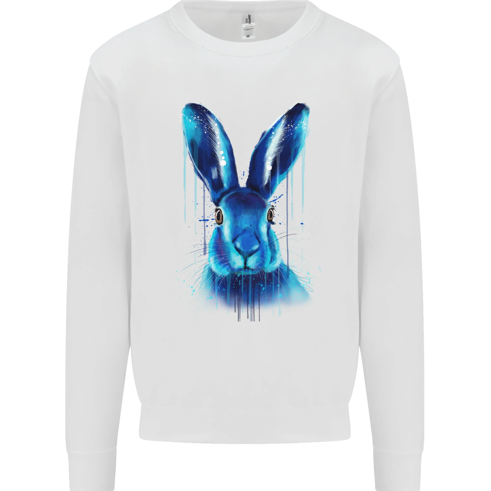 Rabbit Watercolour Mens Sweatshirt Jumper