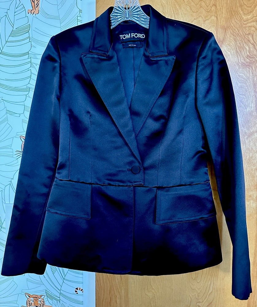 Tom Ford Structured Blazer Black IT 40 US 6