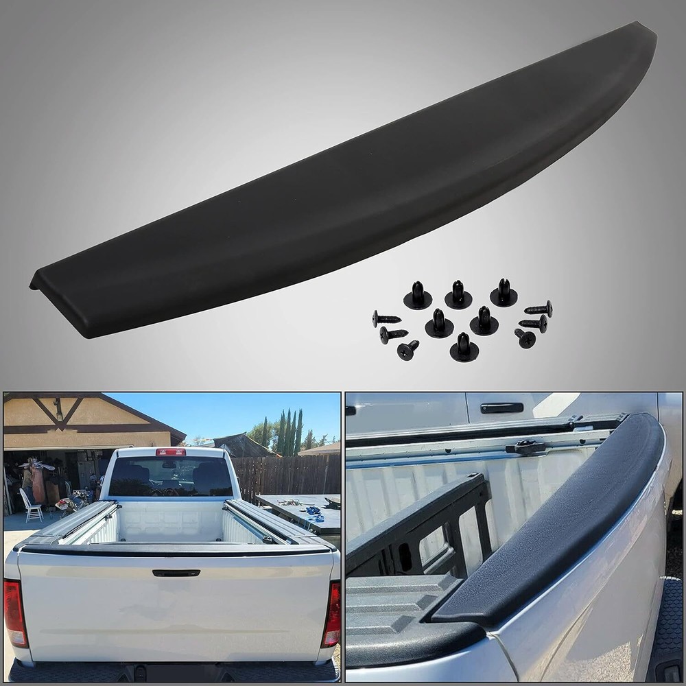 Tailgate Molding Cap Spoiler For 2009-2018 Ram 1500 Cover Top Protector Lip Trim
