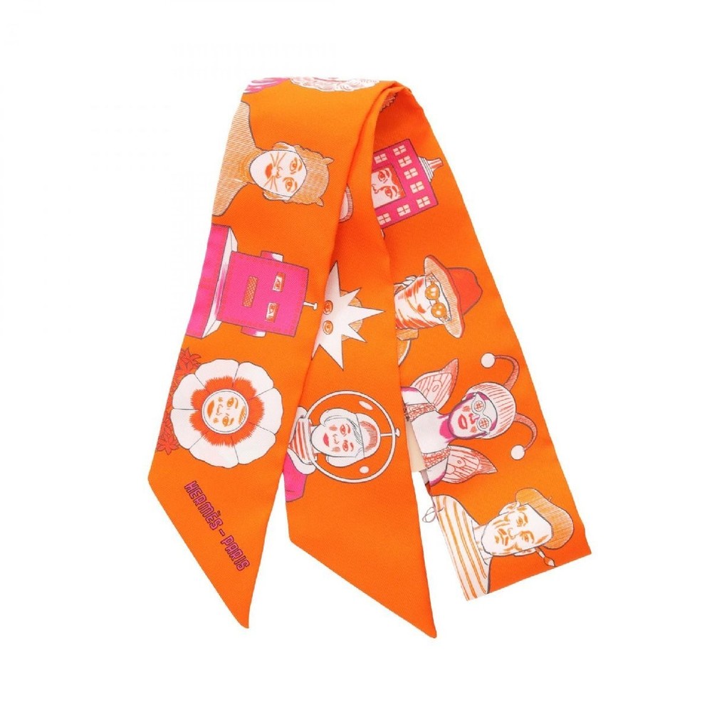 Hermes Twilly Silk Scarf 298550 in Luxurious Design