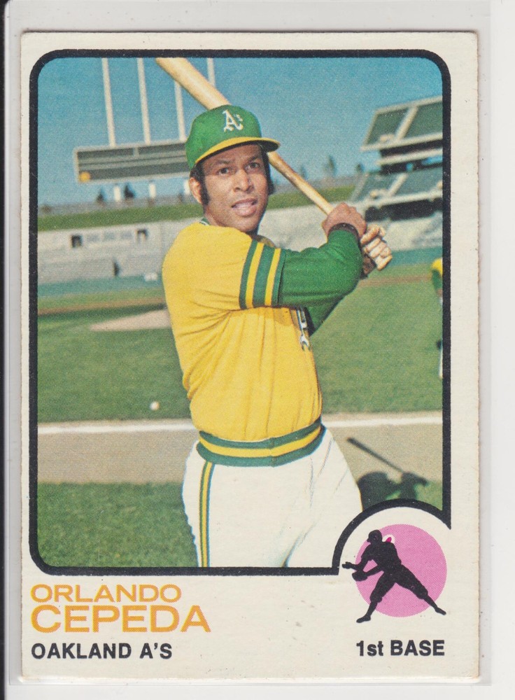 ORLANDO CEPEDA 1973 TOPPS, #545 *MM