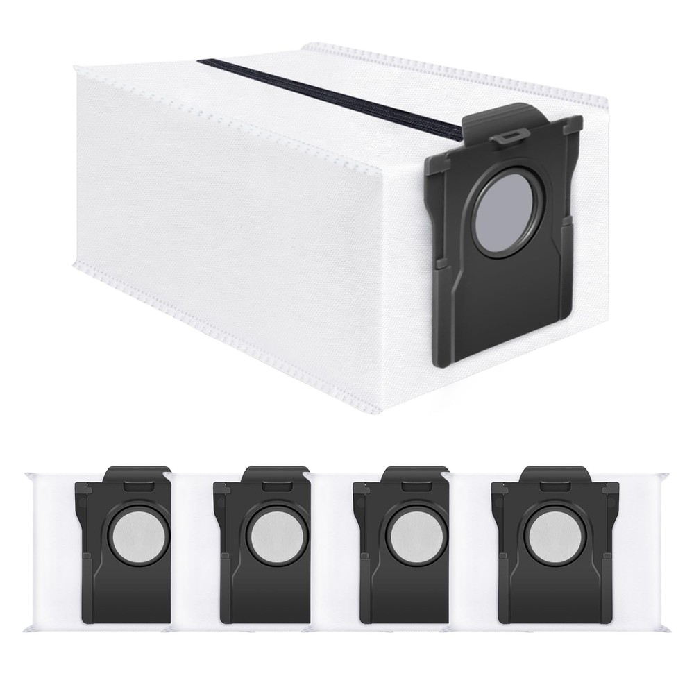 5Pcs for Dreame Robotic Vacuums Automatic Bag Cleaning Base, Reusable 3.2 Lit...