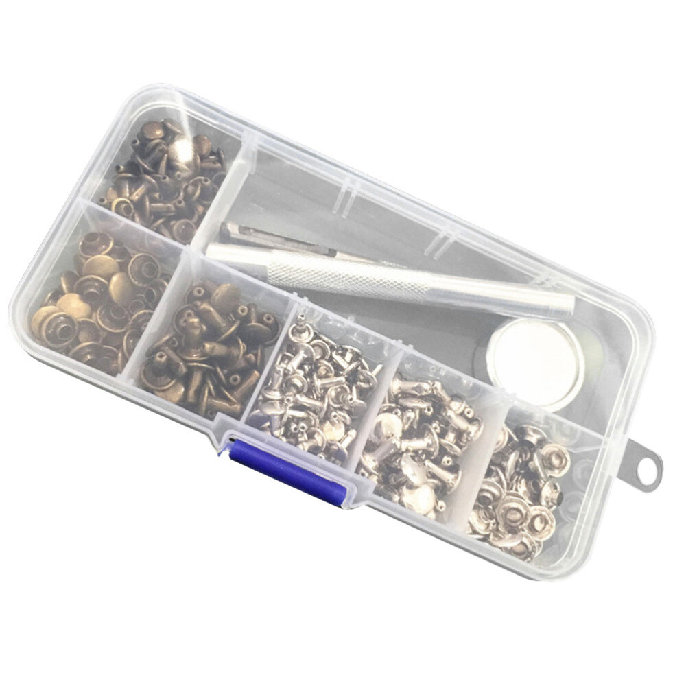 120pcs Metal Rivet Tool Metal Screws Snaps Marine Grade
