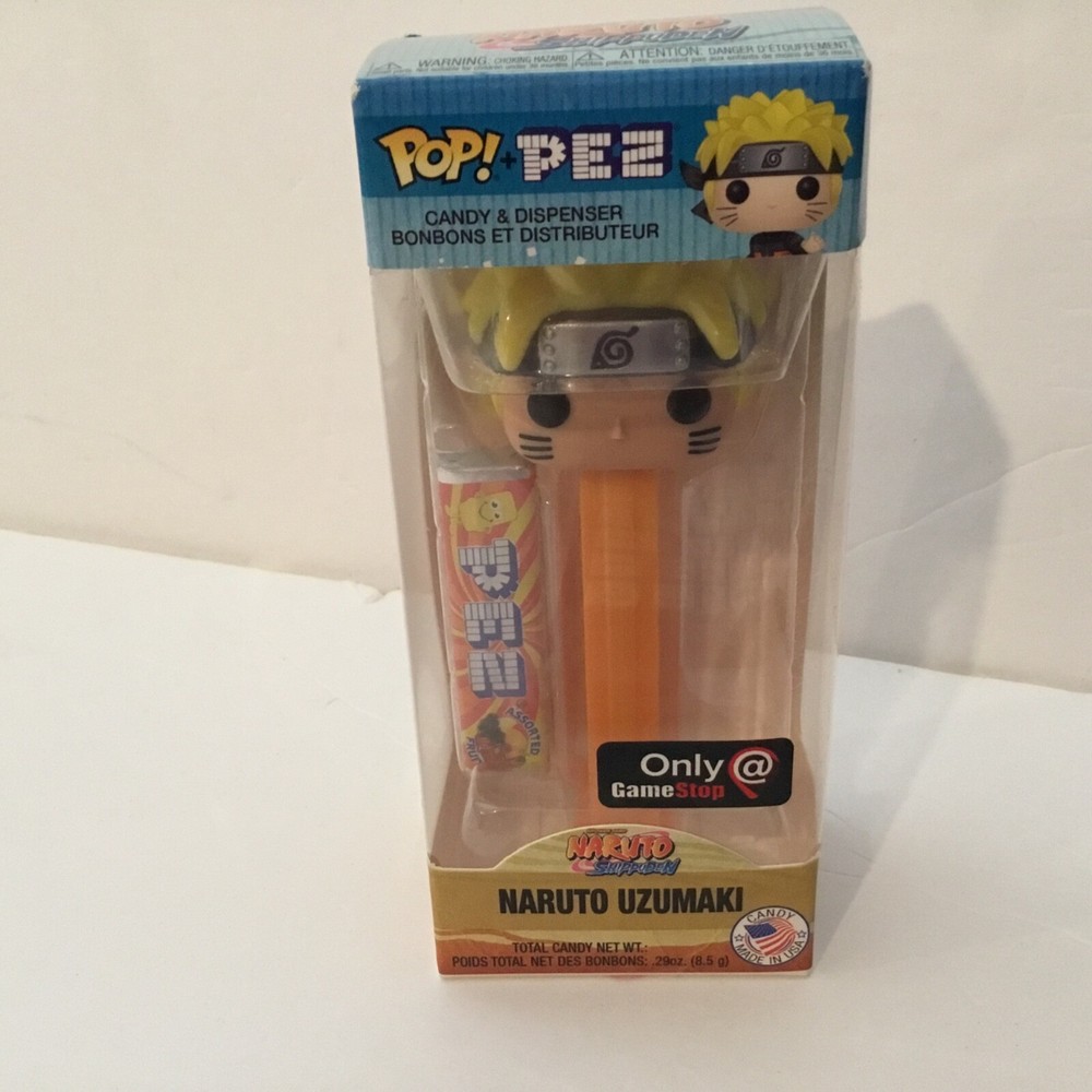 PEZ Funko Pop candy dispenser. Naruto Uzumaki. New. Limited edition