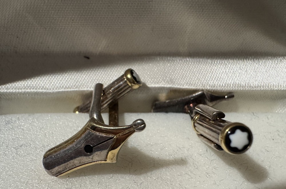 Montblanc - Cufflink Set LImited Edition Rare - Fountain Pen ‘NIB’