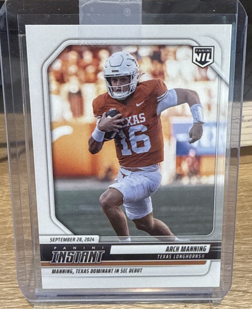 2024 Panini Instant NIL Arch Manning Rookie RC #AMC Texas Longhorns