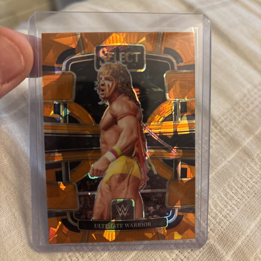 2024 Panini Select WWE Ultimate Warrior Orange Ice Prizm Concourse