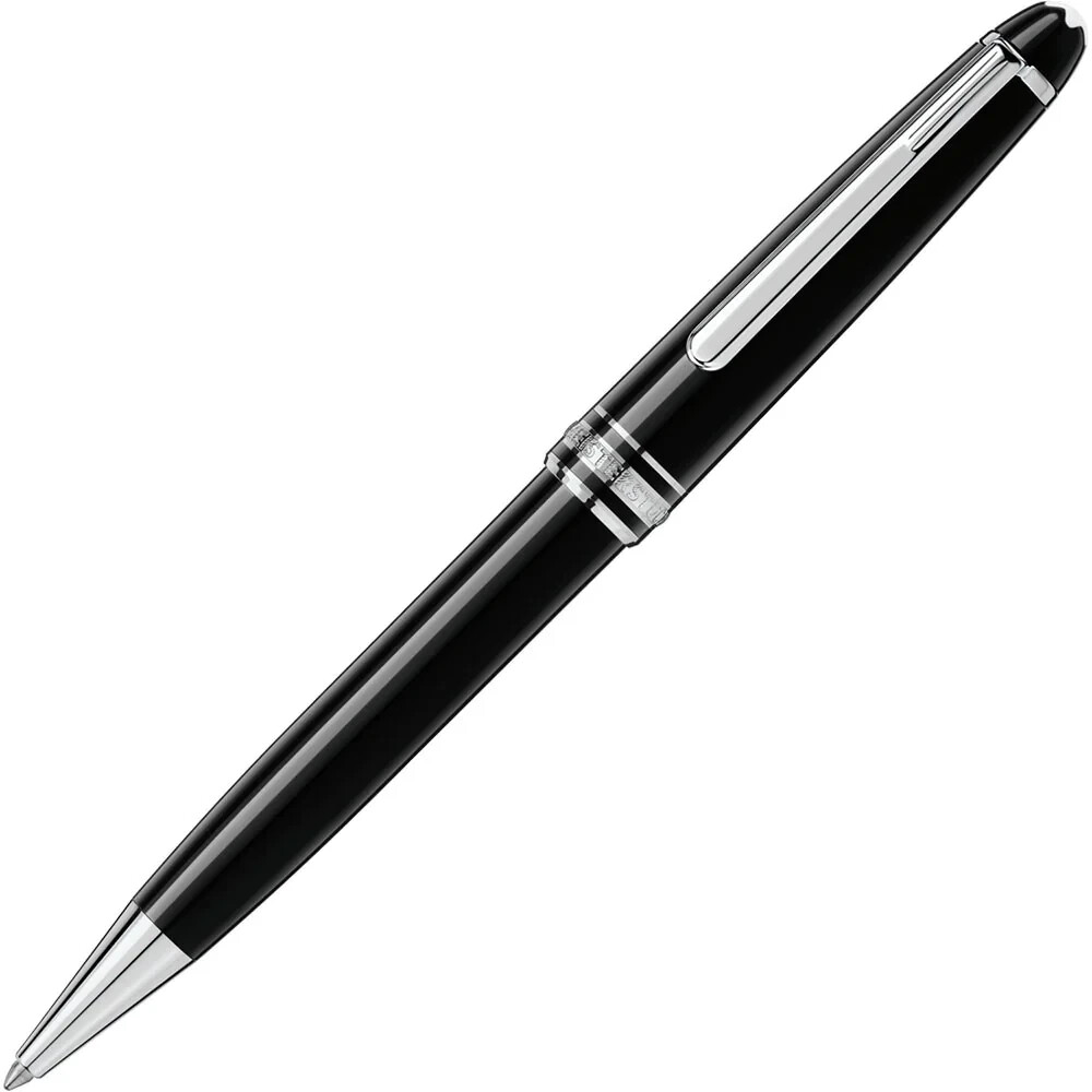Montblanc Platinum Meisterstück Ballpoint Pen in Leather Case - Brand New at Discounted Price