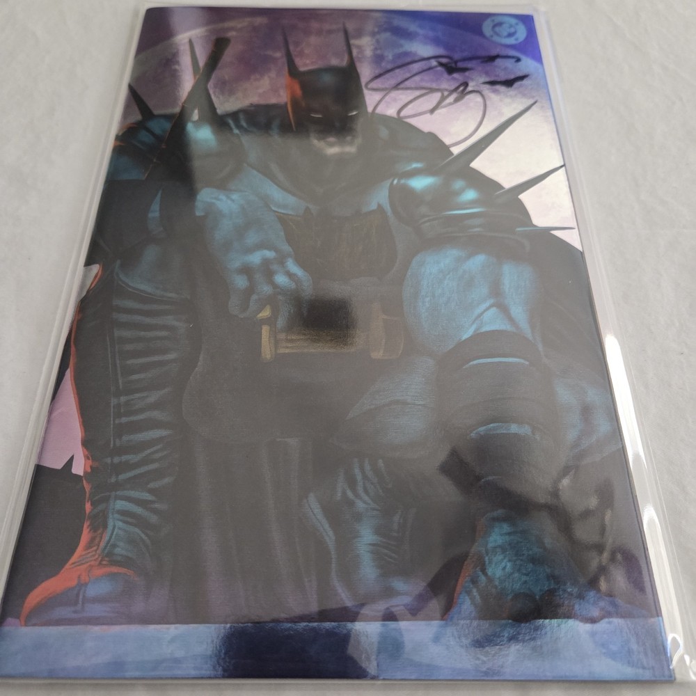 Absolute Batman #1 7th Printing Foil SpearsCardstock Virgin Signed Synder W/COA