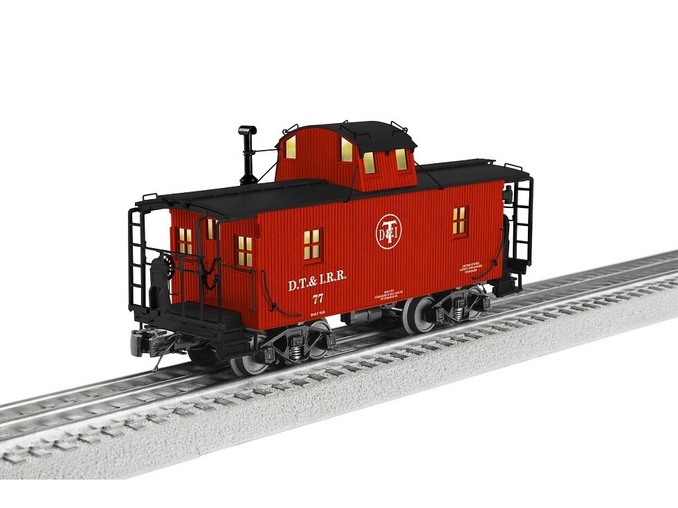 Lionel 2426440 DT&I Woodsdie Caboose #77 O Gauge Model Train