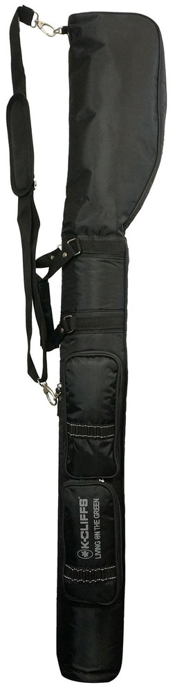 K-Cliffs Mini Golf Bag for Driving Range - Travel Carrying Case Black