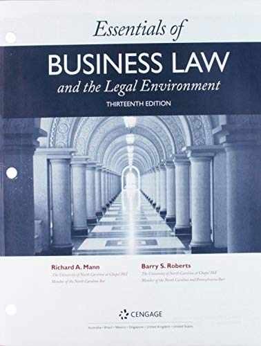 Bundle: Essentials of Business Law - Product Bundle, by Mann Richard A.; - New