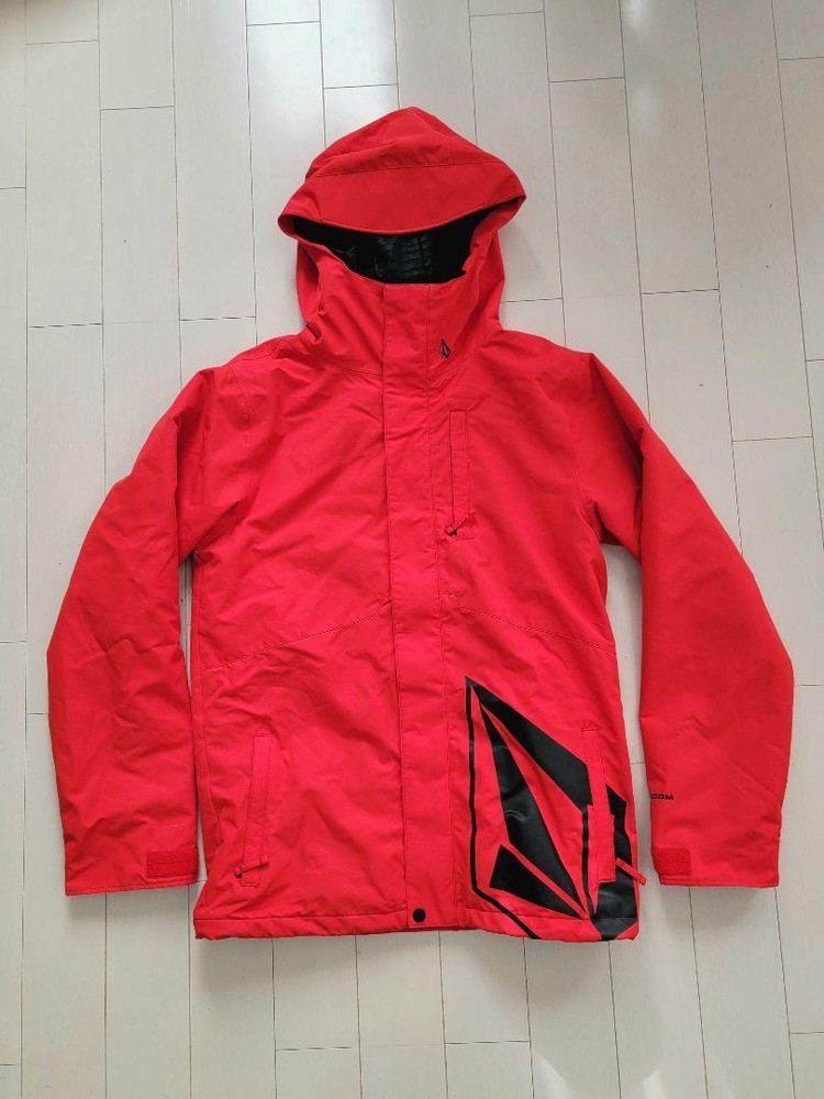 Volcom Snowboard Jacket Mens Size S Red with Pant Camo