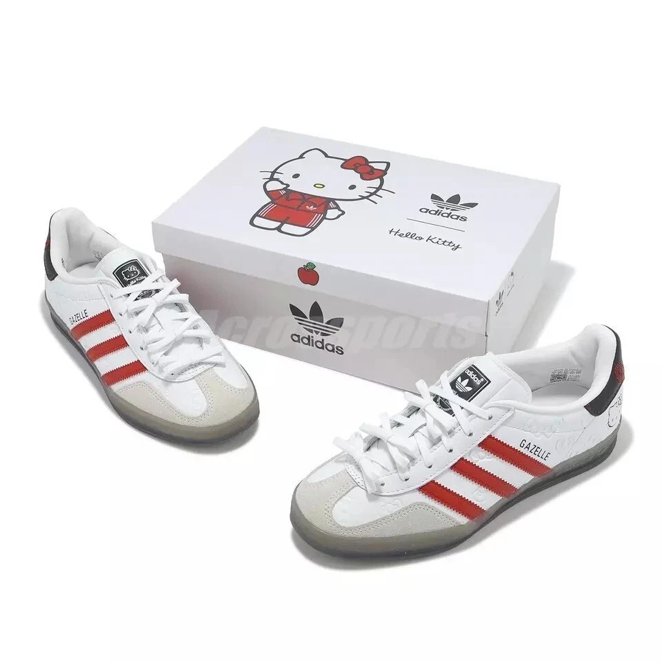 adida s Originals x Hello Kitty Gazelle Indoor W 50th Anniversary Women II0013
