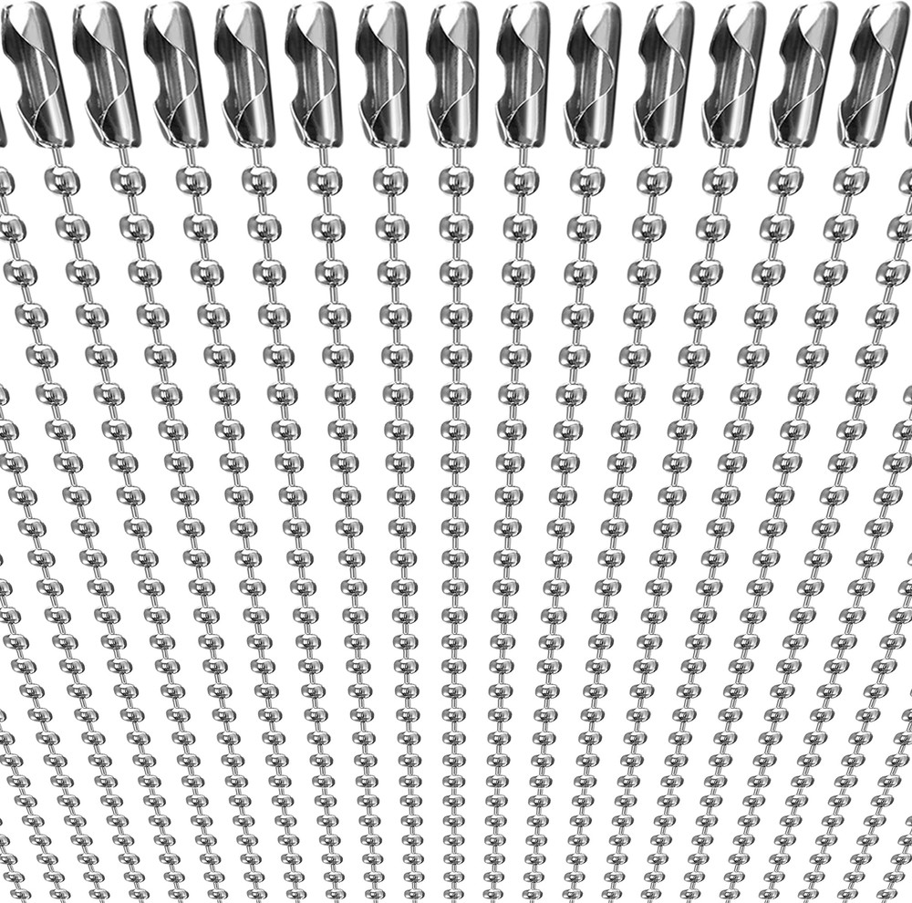 Упаковка 50-Pack собаки ярлык цепочка мяч цепочка ожерелье оптом, бисер ожерелье цепочки для Je...