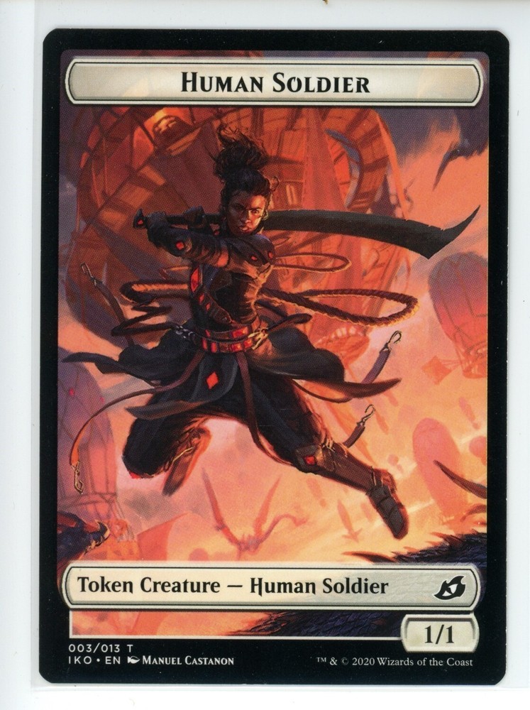 HUMAN SOLDIER TOKEN (003) Lair of Behemoths #3 IKO(NM)(MTG)