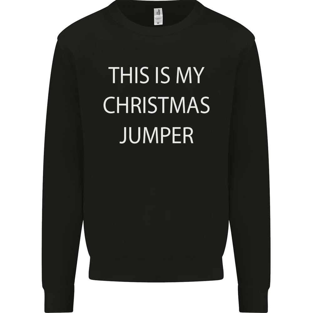 This Is My Christmas Jumper Funny Navidad Para Hombre Sudadera Jumper