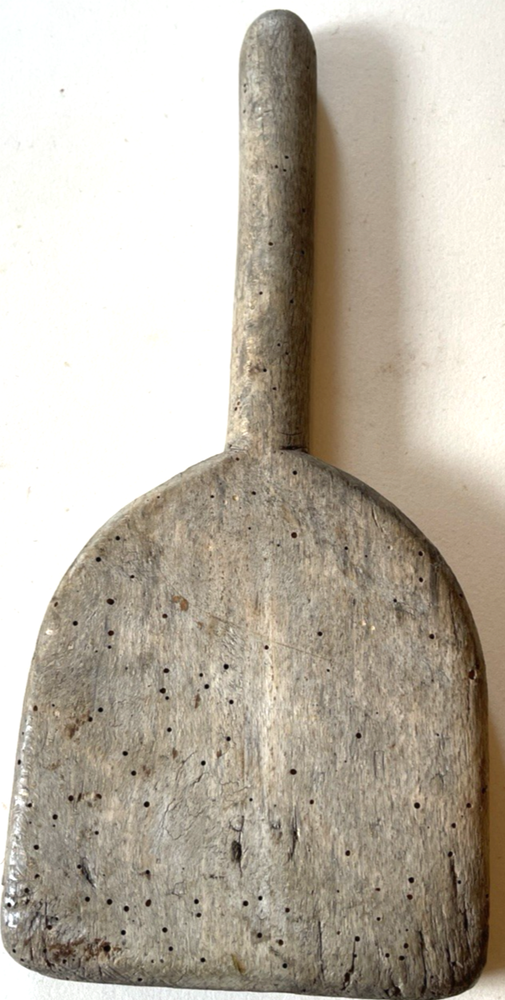 Antique Wooden Butter Paddle Primitive Farmhouse Kitchen Tool 13in