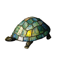 Meyda Tiffany 10270 Turtle Stained Glass / Tiffany Specialty Lamp - Tiffany