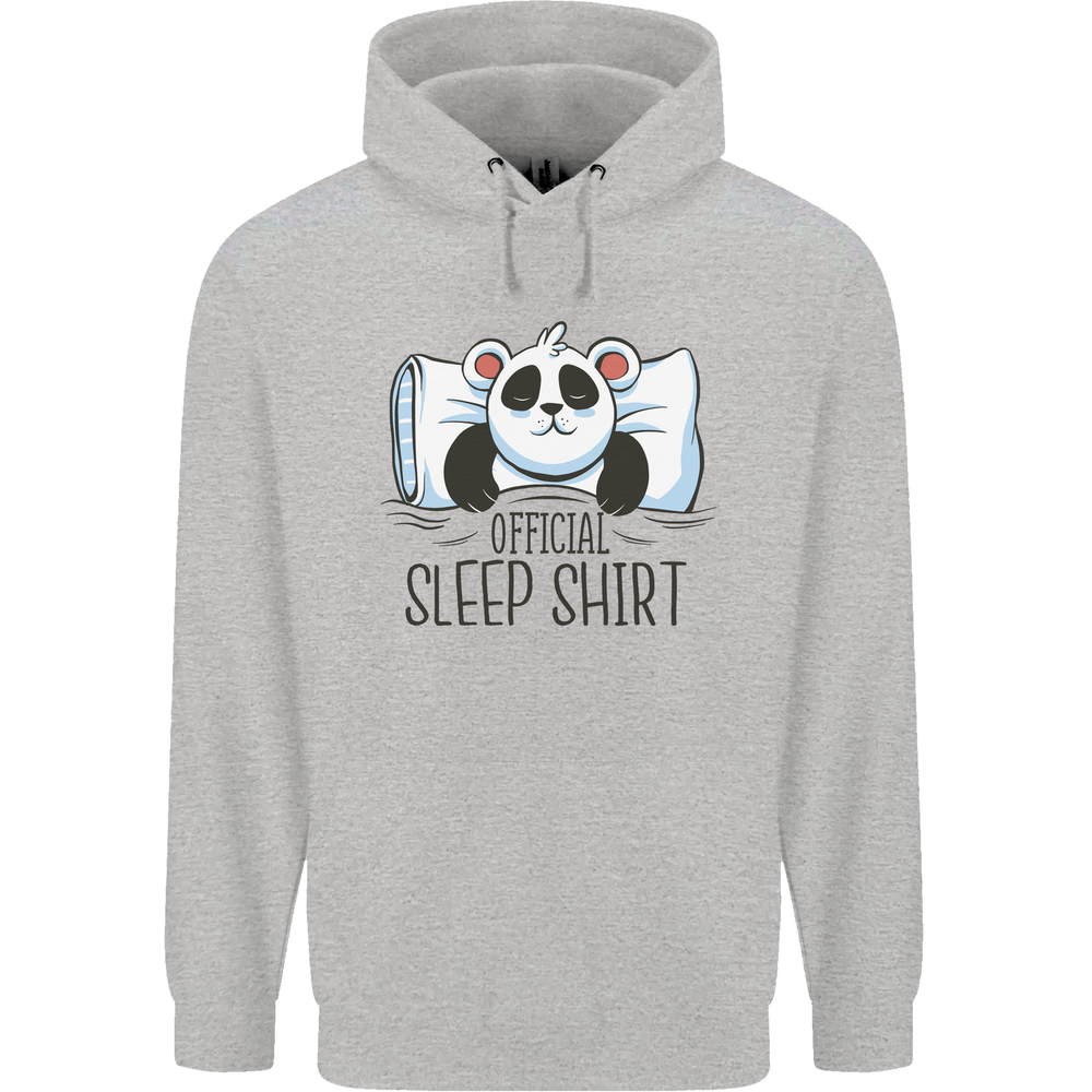 Panda Bear Funny Sleep Sleeping Nightwear Mens 80% Cotton Hoodie