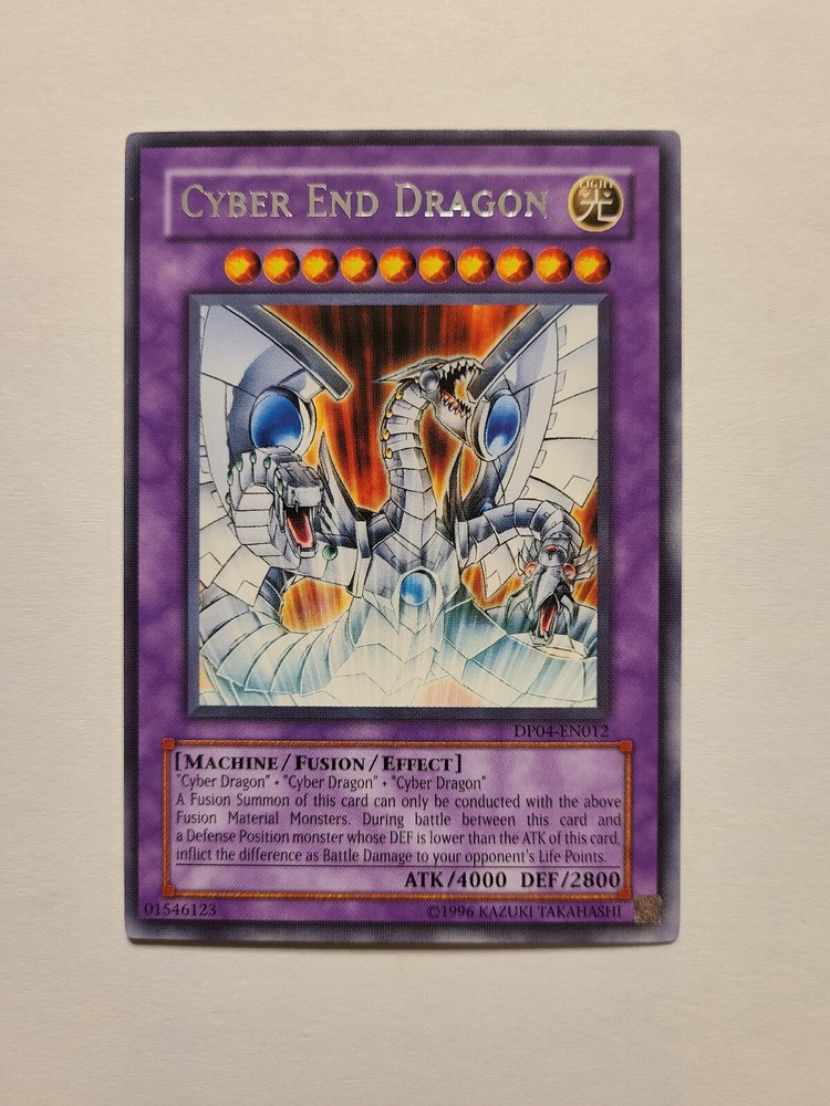 Cyber End Dragon DP04-EN012 Rare Unlimited Near Mint Yugioh Card-image