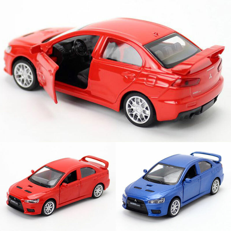 1/41 Scale Mitsubishi Lancer Evolution X Diecast Toy Car for Kids Collection