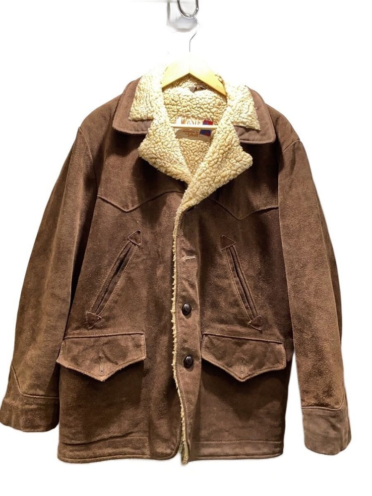 Schott Boa Ranch Jacket/40/Leather/Brw/Plain 7732