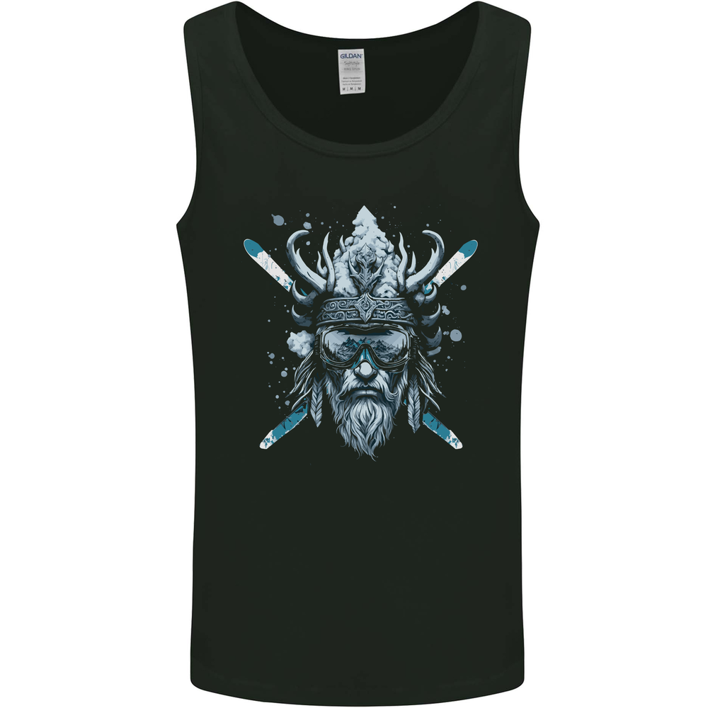 Skiing Viking Ski Mens Vest Tank Top