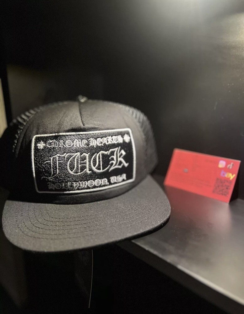 Chrome Hearts Hat (Black) *SAME DAY SHIPPING*